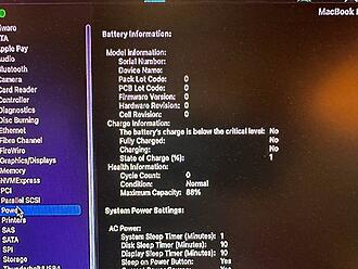 Battery info