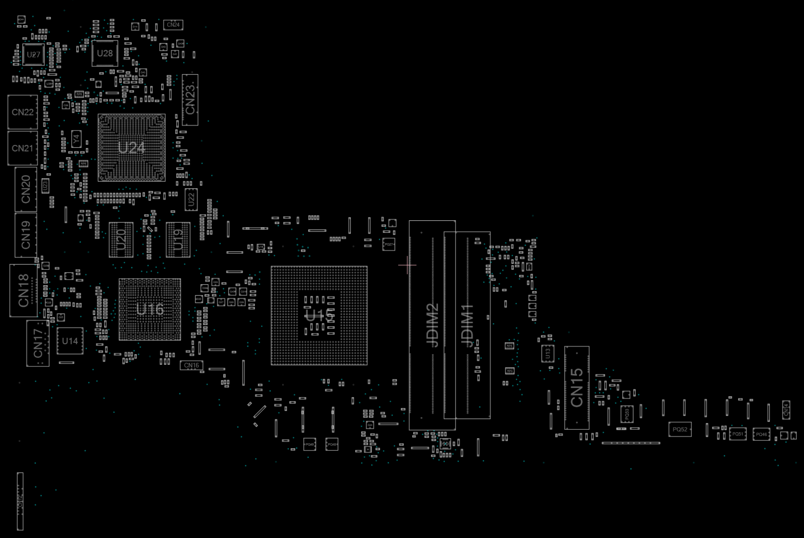 HP G6 1241sa DA0R13MB6E0 REV E Boardview Badcaps