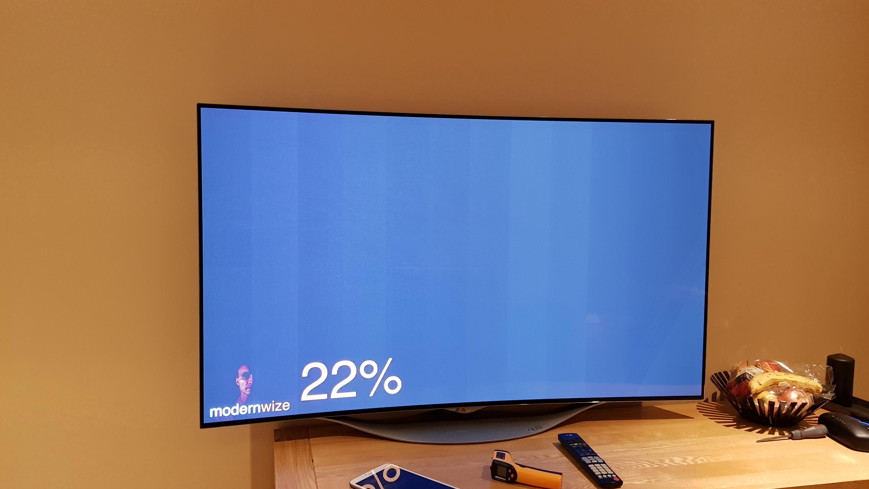 LG 55EC930V OLED - 3 Second Power No Display - Badcaps