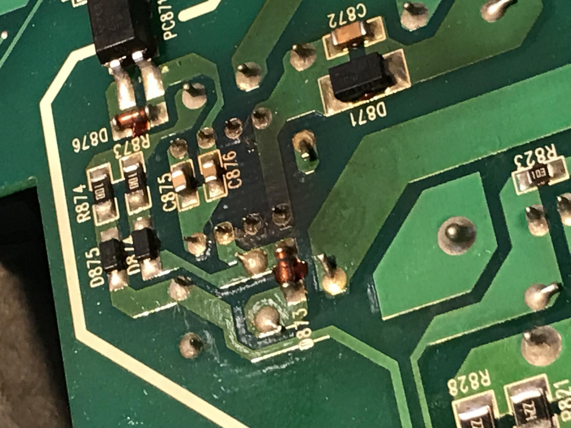 Marantz m cr611. Switches off. No stby. - Badcaps
