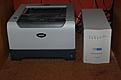 laser printer & UPS